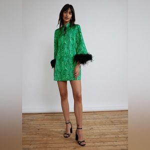 Carlotta Malachite Print Mini Dress